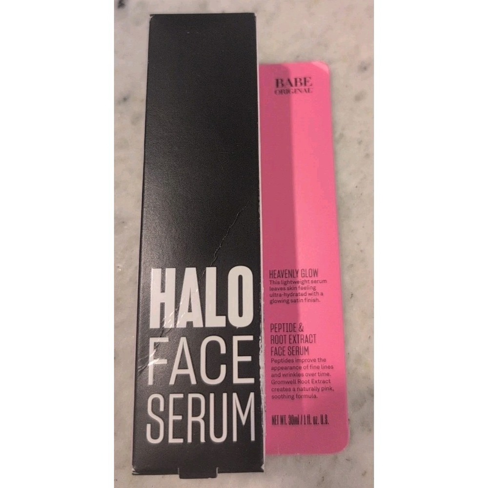 Babe Original HALO Face Serum  Peptide & Root Extract  1 fl oz NIB